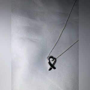 Tiffany Paloma Picasso® Loving Heart Sterling Silver Pendant - great condition